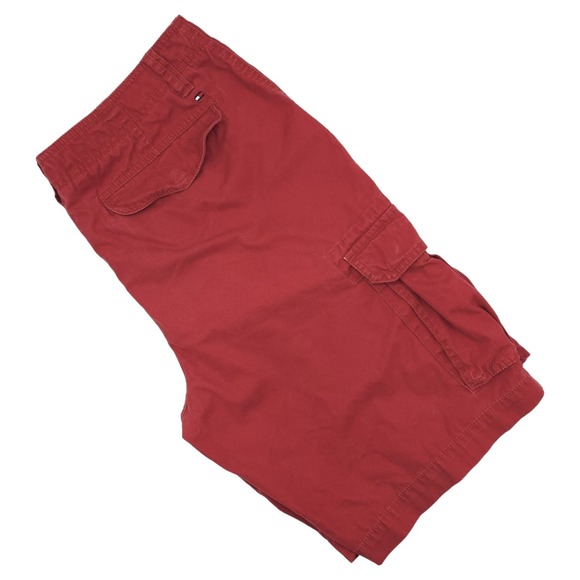 Tommy Hilfiger Other - Tommy Hilfiger Cargo Shorts Men's 36 Red